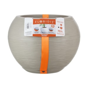 Vaso Florença Sisal Bege Stone Effect - 27cm X 24cm -  Floridis