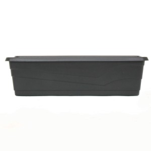 Floreira Roma Preta - 60 cm – Desli