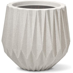 Vaso Origami Redondo Branco - 22cm X 20,5cm – Nutriplan